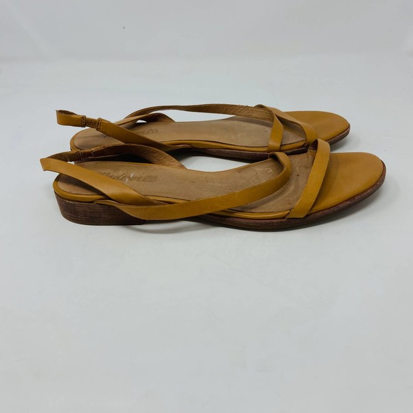 Madewell Tan Leather Heidi Slingback Sandal, Size 8.5 (GUC) - Picture 7 of 14